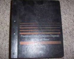 1993 Mercury Topaz Powertrain Control & Emissions Diagnosis Manual