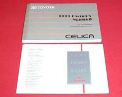 1993 Toyota Celica Owner's Manual Set