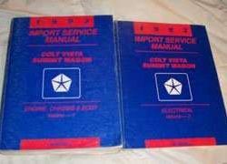 1993 Plymouth Colt Vista Service Manual