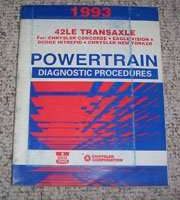 1993 Chrysler Concorde & New Yorker 42LE Transaxle Powertrain Diagnostic Procedures