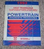 1993 Dodge Intrepid 42LE Transaxle Powertrian Diagnostic Procedures