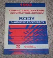 1993 Chrysler Concorde & New Yorker Vehicle Communications Body Diagnostic Procedures