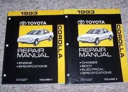 1993 Toyota Corolla Service Repair Manual