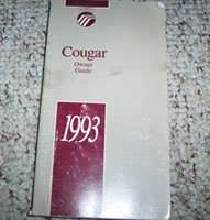 1993 Mercury Cougar Owner's Manual