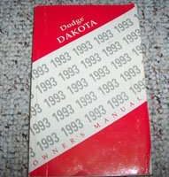 1993 Dodge Dakota Owner's Manual
