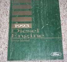 1993 Ford F-700 Truck Diesel Engines Service Manual Supplement