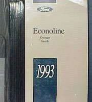 1993 Ford Econoline E-150, E-250 & E-350 Owner's Manual