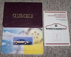 1993 Oldsmobile Eighty-Eight Owner's Manual Set