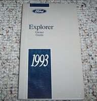 1993 Ford Explorer Owner's Manual