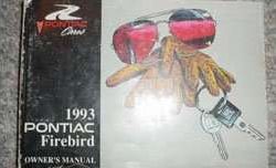 1993 Pontiac Firebird & Trans Am Owner's Manual