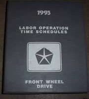 1993 Eagle Summit Labor Time Guide Binder