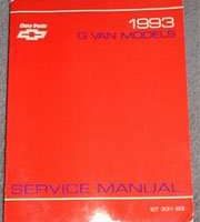 1993 Chevrolet Van Service Manual