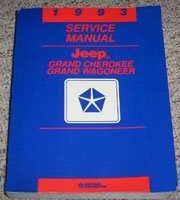 1993 Jeep Grand Cherokee & Grand Wagoneer Service Manual