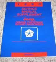 1993 Jeep Grand Cherokee & Grand Wagoneer Service Manual Supplement
