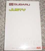 1993 Subaru Justy Owner's Manual