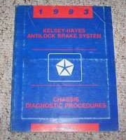 1993 Dodge Ram Van Kelsey-Hayes Antilock Brake System Chassis Diagnostic Procedures
