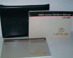 1993 Lexus LS400 Owner's Manual Set