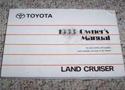 1993 Toyota Land Cruiser Owner's Manual