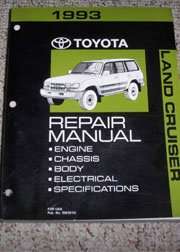 1993 Toyota Land Cruiser Service Repair Manual
