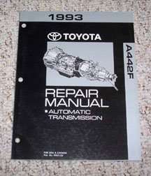 1993 Toyota Land Cruiser A442F Automatic Transmission Service Repair ...