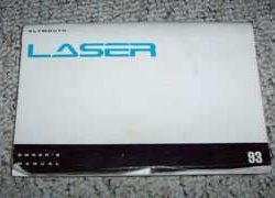 1993 Plymouth Laser Owner's Manual