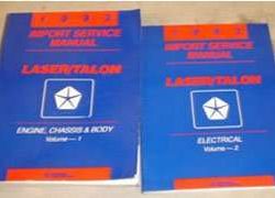 1993 Plymouth Laser Service Manual