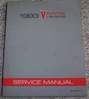 1993 Pontiac LeMans Service Manual