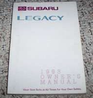 1993 Subaru Legacy Owner's Manual
