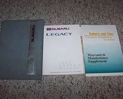 1993 Subaru Legacy Owner's Manual Set