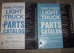 1993 Ford F-450 Truck Parts Catalog Text & Illustrations