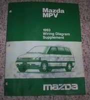 1993 Mazda MPV Wiring Diagram Manual Supplement