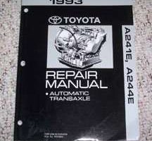 1993 Toyota MR2, Celica & Paseo A241E, A244E Automatic Transaxle Service Repair Manual