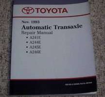 1993 Toyota MR2, Celica, Corolla & Paseo A241E, A244E, A245E, A346E Automatic Transaxle Service Repair Manual