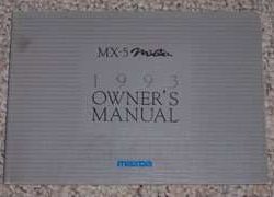 1993 Mazda MX-5 Miata Owner's Manual