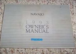 1993 Mazda Navajo Owner's Manual