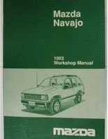 1993 Mazda Navajo Workshop Service Manual