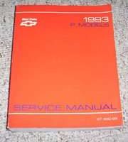 1993 Chevrolet P Models Service Manual