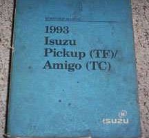 1993 Isuzu Amigo & Pickup Service Manual