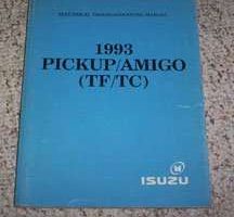 1993 Isuzu Pickup & Amigo Electrical Wiring Diagram Troubleshooting Manual