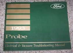 1993 Ford Probe Electrical Wiring Diagrams Troubleshooting Manual