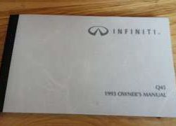1993 Infiniti Q45 Owner's Manual