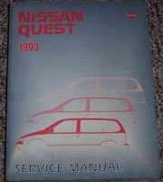 1993 Nissan Quest Service Manual