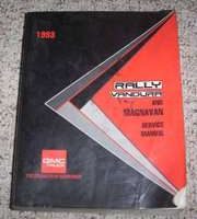 1993 GMC Rally, Vandura & Magnavan Service Manual