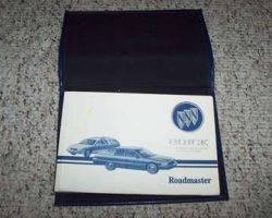 1993 Buick Roadmaster Owner's Manual Set