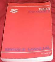 1993 Chevrolet S-10 & S-10 Blazer Service Manual