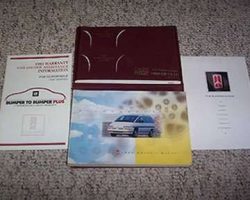 1993 Oldsmobile Silhouette Owner's Manual Set