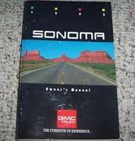 1993 GMC Sonoma Owner's Manual