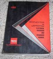 1993 GMC Jimmy & Sonoma Electrical Diagrams & Diagnosis Manual