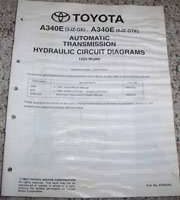 1993 Toyota Supra & Previa A340E Automatic Transmission Hydraulic Circuit Diagrams