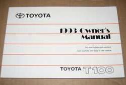 1993 Toyota T100 Owner's Manual